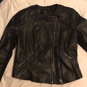 Black Leather Jacket-Zara